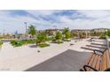 Community park with benches, shade trees, and green space at 1596 Pacific Baza St, Las Vegas, NV 89138