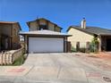 Charming two-story home featuring a two-car garage and a well-maintained front yard at 4612 Supreme Ct, Las Vegas, NV 89110