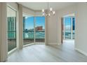 Bright living room with hardwood floors and city views at 2747 Paradise Rd # 2305, Las Vegas, NV 89109