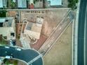 Overhead shot of single Gathering home highlighting the property size and proximity to neighboring homes at 4878 Califa Dr, Las Vegas, NV 89122