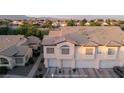 Exterior townhome unit features a two car garage and overlooks the 15th hole at 4970 Black Bear Rd # 101, Las Vegas, NV 89149