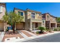 Charming two-story home with a front patio and a balcony on the second floor at 6308 Anticline Ave, Las Vegas, NV 89139