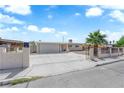 Pleasing single-level home with a clean design and ample parking on a wide driveway at 1628 Patricia St, North Las Vegas, NV 89030