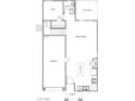 An overhead view of the floor plan, showing the den, great room, garage and optional patio at 83 Cashmere Waltz Pl, Henderson, NV 89011