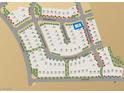 Community map showing the different lots and their square footage at 87 Cashmere Waltz Pl, Henderson, NV 89011