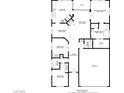 Detailed floor plan showing layout of the home, including bedrooms, bathrooms, and living spaces at 2149 Eaglepath Cir, Henderson, NV 89074