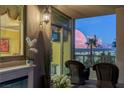 Cozy balcony with outdoor seating and views of the Las Vegas strip, offering a relaxing retreat at 1 Hughes Center Dr # 308, Las Vegas, NV 89169
