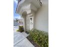 Close-up of inviting townhome entrance with charming gated entry and well-maintained landscaping at 1511 Cardinal Peak Ln # 201, Las Vegas, NV 89144