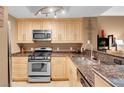 A well-equipped kitchen with stainless steel appliances and plenty of counter space at 270 E Flamingo Rd # 131, Las Vegas, NV 89169