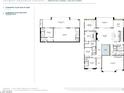 Detailed floor plan showcasing the layout of the home at 300 Talon Heights St, Las Vegas, NV 89138