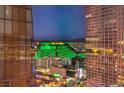 High-rise window view of the brightly lit MGM Grand and city nightlife below at 3726 Las Vegas Blvd # 3105, Las Vegas, NV 89158