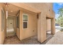 Inviting front porch with decorative accents at 4212 Juanita May Ave, North Las Vegas, NV 89032