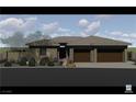 Charming single-story home with a two-car garage and desert landscaping at 38 Grand Miramar Dr, Henderson, NV 89011