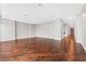 Spacious living room featuring hardwood floors, recessed lighting, and neutral paint at 4575 Dean Martin Dr # 304, Las Vegas, NV 89103