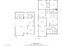 Detailed floor plan showcasing the home's layout including living spaces and bedrooms at 10917 Mount Pendleton St, Las Vegas, NV 89179