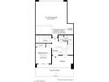 Detailed floor plan showing a two-car garage and bedroom with bath on the ground floor at 1537 Stone Perch St, Las Vegas, NV 89138