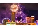 Nighttime cityscape view featuring fireworks and the iconic Caesars Palace at 4200 S Valley View Blvd # 2081, Las Vegas, NV 89103