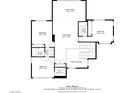 Detailed floor plan showcasing the layout of the second floor, including dimensions and room names at 30 Hilltop Crest St, Henderson, NV 89011