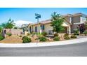 Single-story home on a corner lot featuring desert landscaping at 3484 Bradano Ln, Henderson, NV 89044