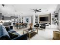 Spacious living room boasts stylish furnishings and modern design elements at 1129 Via Della Curia, Henderson, NV 89011