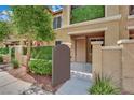 This townhome features a welcoming private courtyard entrance at 1525 Spiced Wine Ave # 12103, Henderson, NV 89074