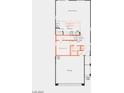 Floor plan showcasing the home's layout, including the kitchen, great room, and garage at 1543 Pacific Baza St, Las Vegas, NV 89138