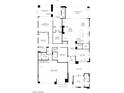 Detailed floor plan showcasing the layout of a house with multiple bedrooms and a three-car garage at 213 Dolce Viale Ct, Henderson, NV 89011