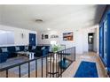 Stylish living room showcases modern decor, comfortable seating, and inviting atmosphere with view of front door at 3030 Liberty Cir, Las Vegas, NV 89121