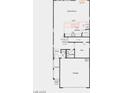 Layout showcasing the first floor featuring a great room, kitchen, den, and garage at 10283 Water Knot Ave, Las Vegas, NV 89166
