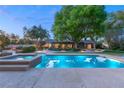 Beautiful backyard pool and spa, perfect for relaxation and entertaining at 2001 Silver Ave, Las Vegas, NV 89102