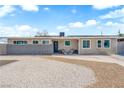 Inviting home with fresh landscaping, walkway, and updated exterior paint and finishes at 3509 Navajo Way, Las Vegas, NV 89108
