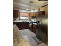 This spacious kitchen has stainless steel appliances and lots of cabinet space at 712 Donner St, Las Vegas, NV 89107