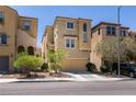 Charming two-story home boasts desert landscaping, with neutral colors and a two car garage at 10583 Mann St, Las Vegas, NV 89141