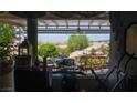 Covered patio with mountain views provides a relaxing outdoor space at 2486 Divine Sky Dr, Henderson, NV 89044