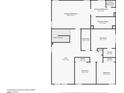 Second floor floor plan featuring primary bedroom, bathroom, loft, and additional bedrooms with closets at 6133 Roseboro Ct, North Las Vegas, NV 89081