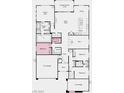Floorplan featuring a 2-car garage, bedroom 4, flex space, great room, and covered outdoor living at 12212 Elderwood St, Las Vegas, NV 89138