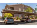 This unit comes with a covered parking spot near the building at 8805 Jeffreys St # 1003, Las Vegas, NV 89123