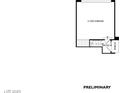 Detailed floorplan showcasing the layout of the lower level, including the 2-car garage at 11289 Vision Peak Ave # 103, Las Vegas, NV 89135