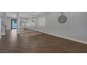 Bright and airy living room showcasing hardwood floors and decorative trim at 12 Golden View St, Henderson, NV 89012