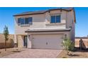 Beautiful two-story house featuring a two-car garage and charming curb appeal at 6713 Violet Cascade Ave, Las Vegas, NV 89156