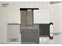 A curated design palette offering textures and colors for customizing the home to one's taste at 1491 Melodic Lark Dr, Las Vegas, NV 89138