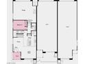 Floorplan featuring layout of bedroom, bathroom, kitchen, dining, great room, entry, and porch at 1491 Melodic Lark Dr, Las Vegas, NV 89138