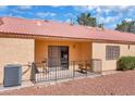 Enclosed patio area with a seating area at 2851 S Valley View Blvd # 1120, Las Vegas, NV 89102