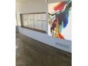 Mailboxes in the lobby area, alongside modern art piece at 8925 W Flamingo Rd # 105, Las Vegas, NV 89147