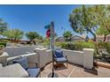 Inviting front porch with comfortable seating, perfect for relaxing outdoors at 169 Pioneer Peak Pl, Las Vegas, NV 89138