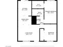 Layout of the home with dimensions for the kitchen, bedrooms, living area, and bathrooms at 4238 Rollingstone Dr, Las Vegas, NV 89103