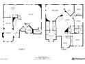 Detailed floor plan showcasing the layout of the home's two floors, including room dimensions at 4664 Stuttgart St, Las Vegas, NV 89147