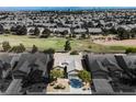 A peaceful golf course community surrounds this single-story home featuring desert landscaping at 3405 Kingbird Dr, North Las Vegas, NV 89084