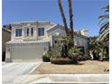 Charming two-story home with a two-car garage, well-kept landscape, and desert accents at 3679 Funston Way, Las Vegas, NV 89129
