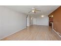 Open living room featuring wood floors and ample space for furniture at 3930 University Center Dr # 804, Las Vegas, NV 89119